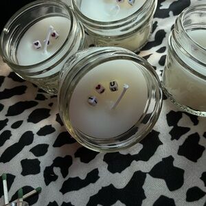 Him/Her Valentine candles (set of 4)